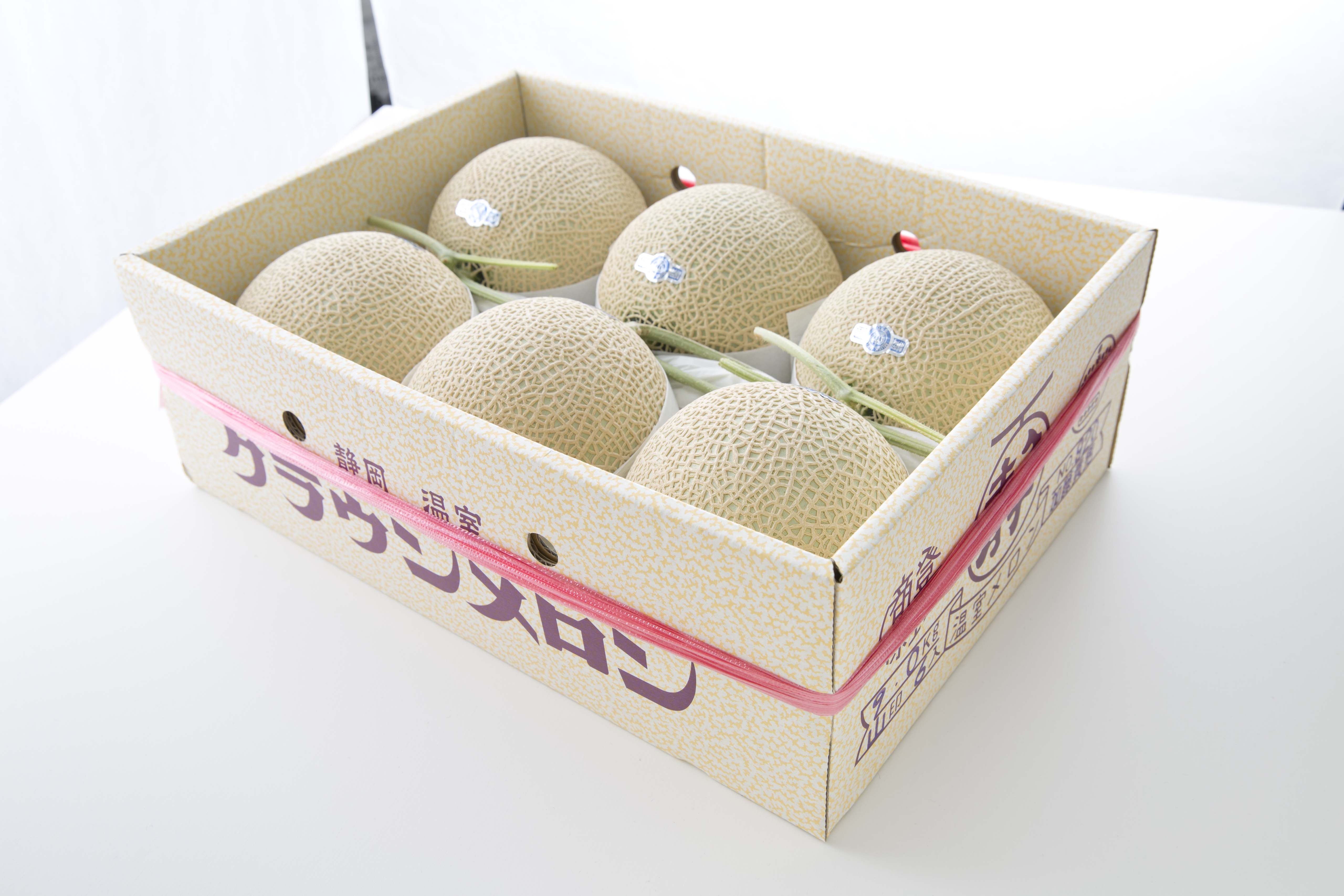 クラウンメロン 6玉 産地箱